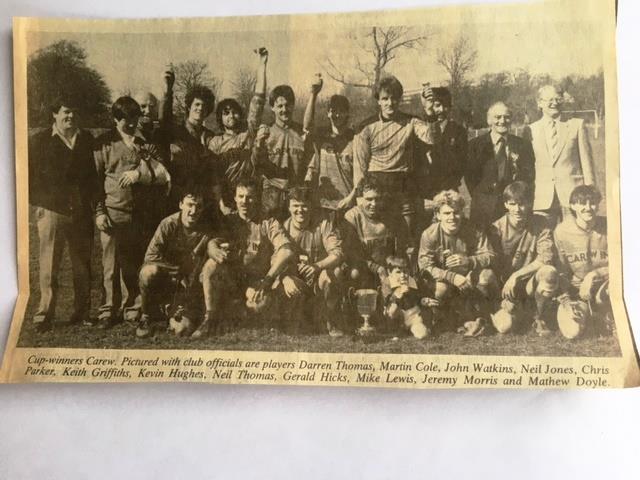 Carew win the Senior Cup